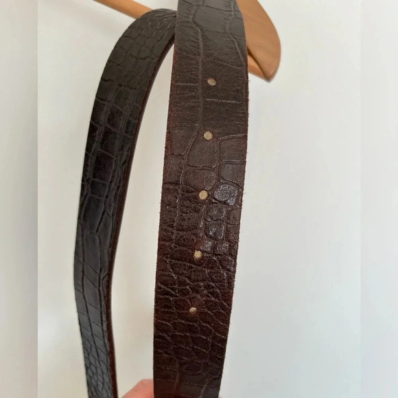 Lindenmann Genuine Leather Brown Men’s Belt – OS - Picture 6 of 8